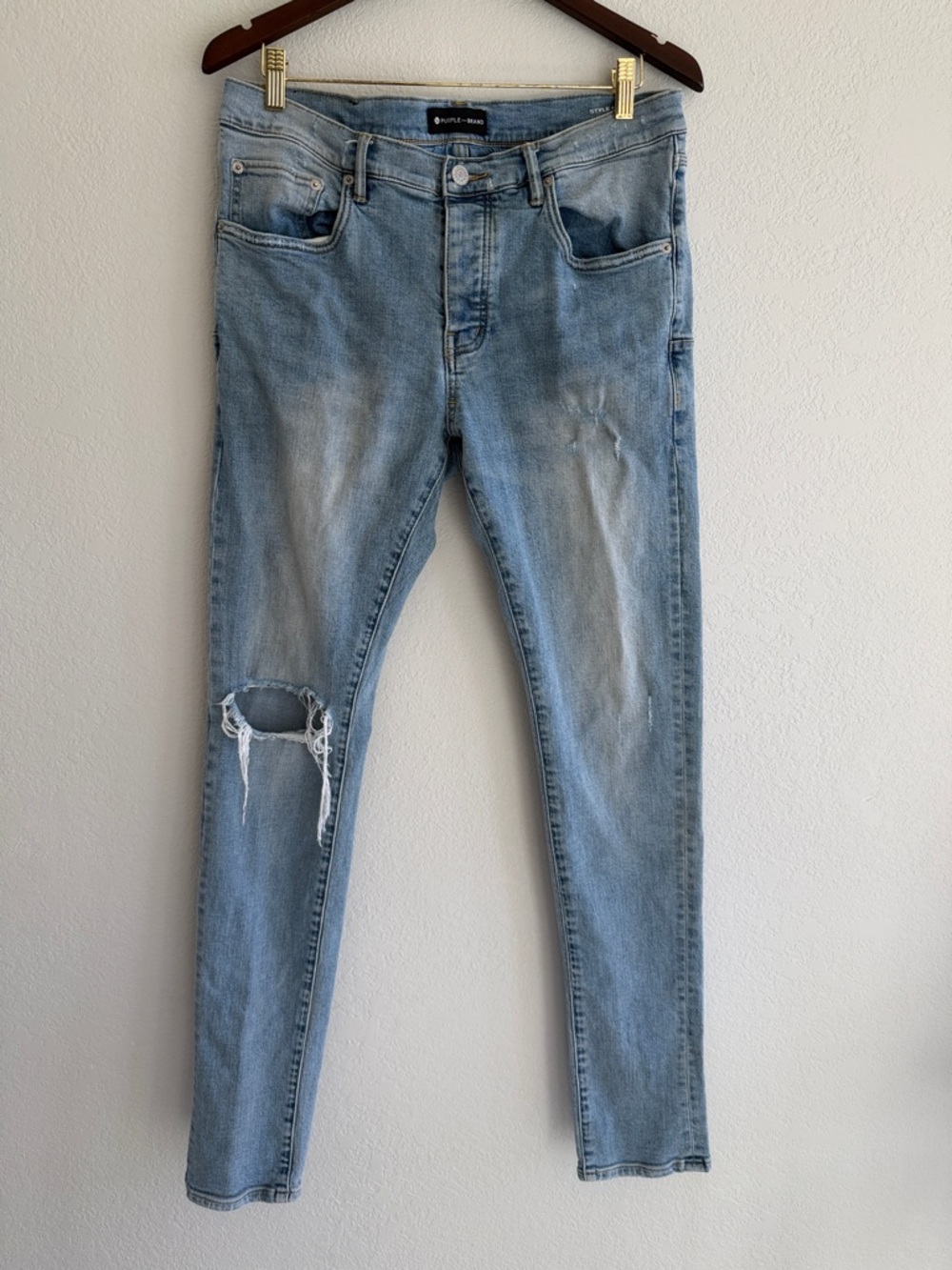 Purple brand men’s skinny jeans size 34